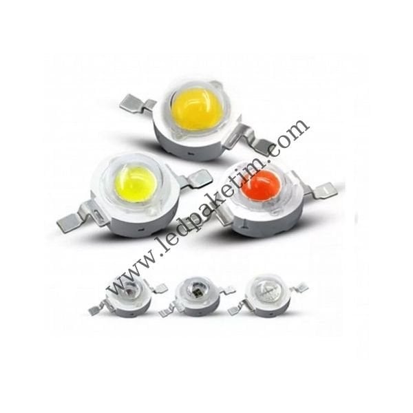 1 watt power led, 1 watt 350ma yüksek lümen power led